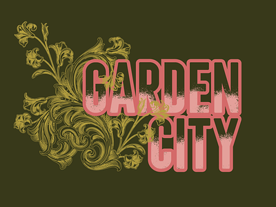 Garden City augusta filligree garden city pink and green