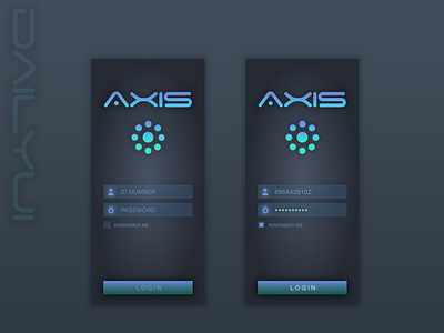 AXIS Login UI