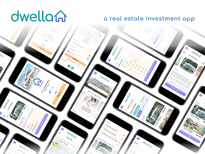 dwella Real Estate UI Design real estate real estate app ui ui design visual design