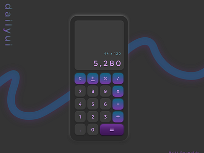 Daily UI Challenge - Calculator