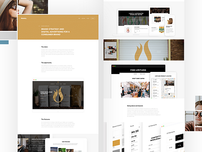 Limitless Case Study – Design that's generating a buzz agency branding case study design digital gold mabbly website