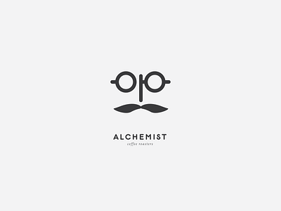 Alchemist Coffee Roasters branding design flat logo vector