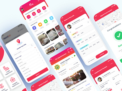 Doctor appointment ui mobile design