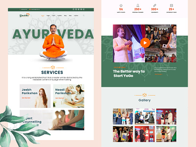 Yoga landing page design khoobchand kv landing page yoga yoga logo