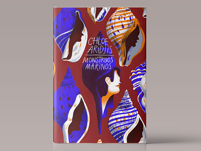 Monstruos marinos / Sea Monsters / Chloe Aridjis book cover chloe aridjis jacket design monstruos marinos sea monsters