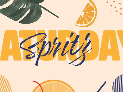 Saturday Spritz Campaign aperol orange saturday spritz summer