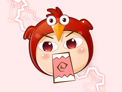 Bird character for game bird character game illustrator ui