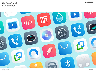 Car Dashboard  Icon Redesign