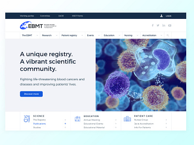 EBMT website