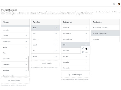 Subcategories selection categories column view columns folders parent parent category parent folder selection sub categories subfolders tree view ui view