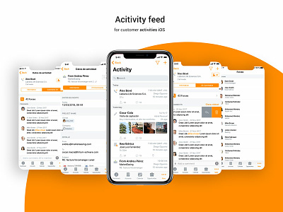 Activity Feed activity comments customer feed fm ios iosx tab uidesign