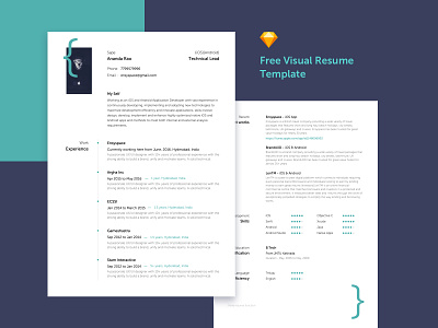 Free Visual Resume Template