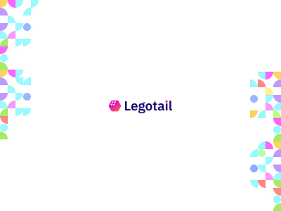 Legotail Logo Design branding geometric icons lego logo logo design
