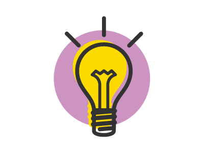 Idea idea lamp vector