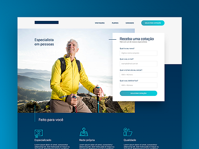 health insurance - Landing page