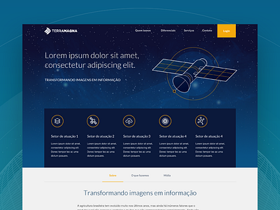 TERRAMAGNA new website concept design icon illustration nesta ui vector