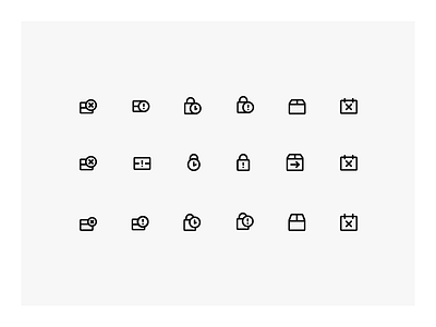 16px grid icons study
