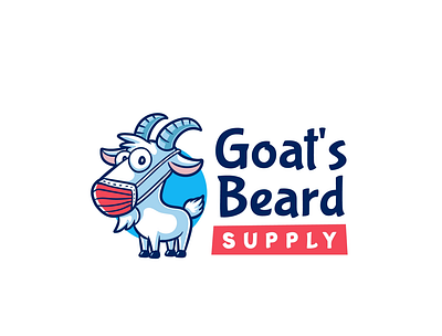 Goat's Beard branding business corona design health icon idea illustration logo mask vector work