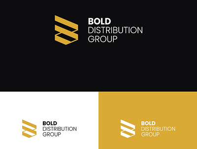 Bold Distribution Group classic construction emblem gold icon idea logo logo design luxury vector vintage