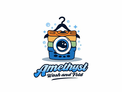 Amethyst Wash and Fold 3d branding classic design emblem graphic design idea illustration logo luxury ui