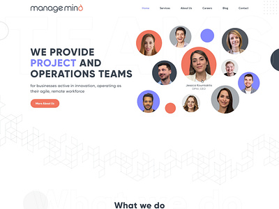 Manage Mind website design