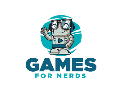 GAMES FOR NERDS cute. game robot