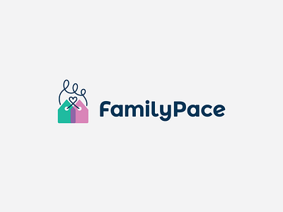 family pace care family home house house logo logo