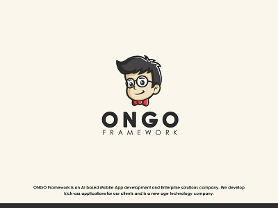 ONGO FRAMEWORK app boy coding concept design idea logo logo 3d logo animation nerd nerds nerdy ui uidesign uxdesign