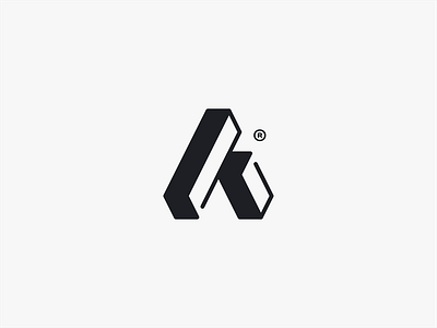 A branding classic logo minimal monogram