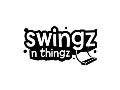 Swingz n thingz fun idea logo typography