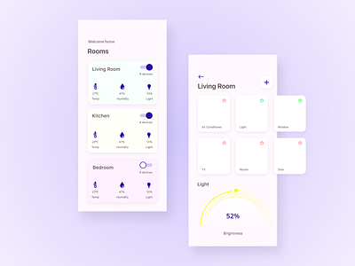 Daily UI #021 021 dailyui smart home ui