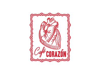 Corazon Graphic W Heart icon illustration