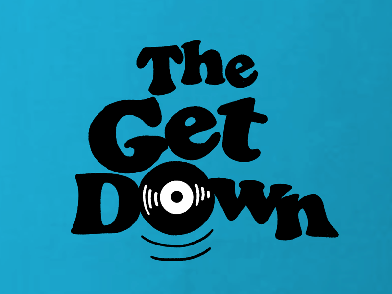 The Get Down graphic design lettering soul music logo letters