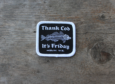 Fish Fry Patch bar food cod fish friday fish fry fish logo food food and drink food illustration friday friday fish friday fish fry milwaukee old english patch patch design restaurant wisconsin