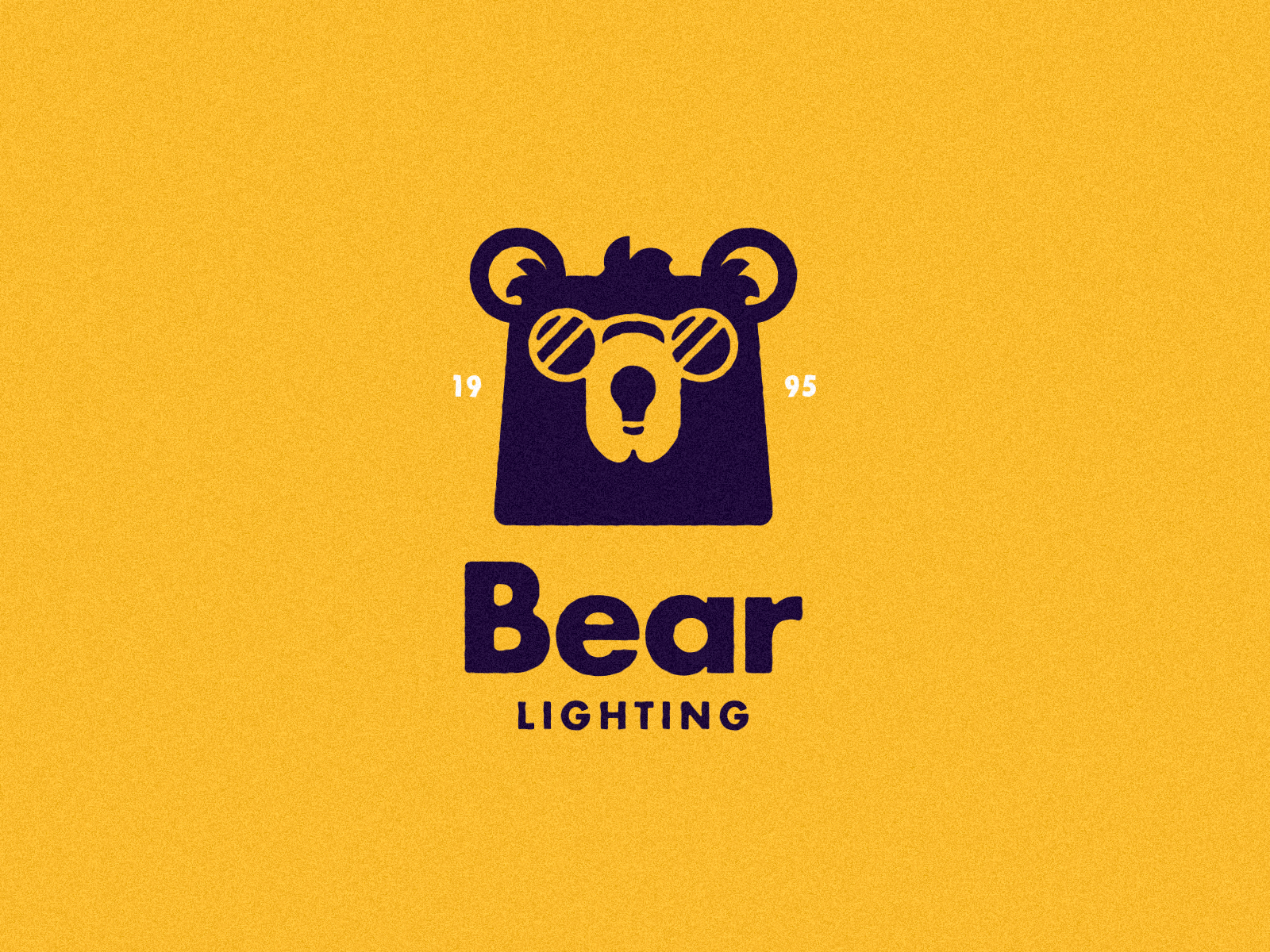 Bear Lighting California ( Bulbsnout ) bear brand branding bulb california design illustration light lightbulb logo mark vector