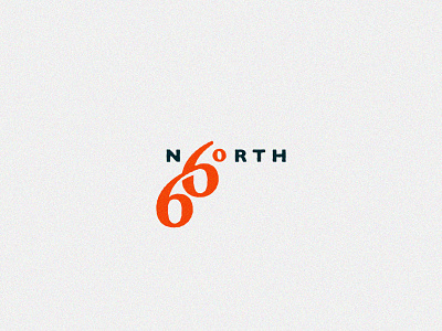 66 Degrees North logo - Icelandic Outdoor wear blue brand branding clothing compass degrees design fashion illustration logo mark outdoor red type typography vector
