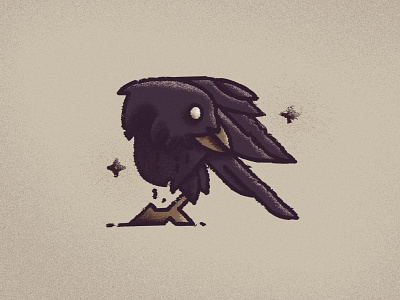R is for... Raven! animal bird black brand branding crow design illustration letter line logo mark monoline r raven typography vector