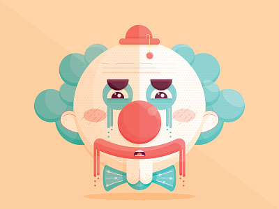 Woops The Clown clown face illustration person sad woops