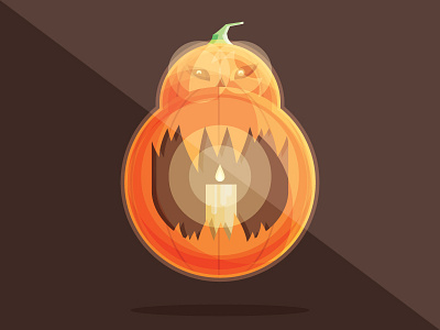 Jack candle flame illustration jack o lantern pumpkin