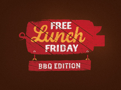 Free Lunch Friday Sign free friday lunch pig sign