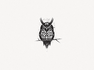 Owl Mark aggressive angry owl