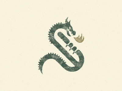 36 days of type: S brand branding design dragon illustration logo s typography