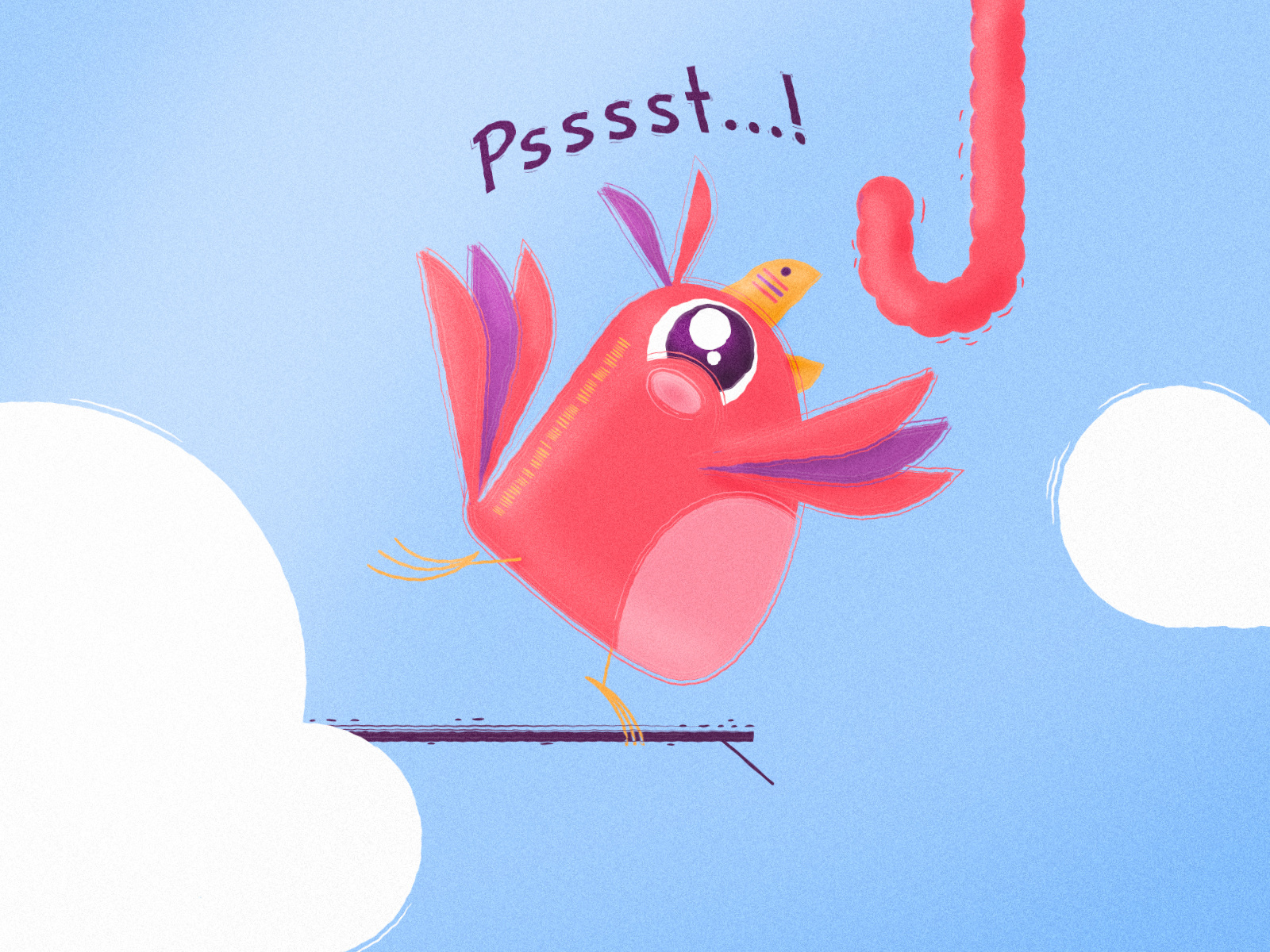 psst psst bird
