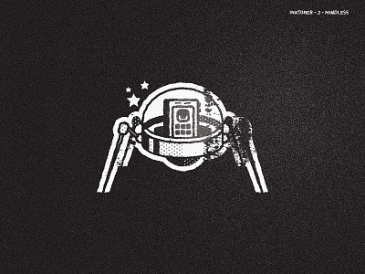 Inktober2 mindless alien brand branding design illustration logo mark monster phone robot vector