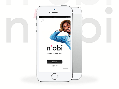 N'obi Video Calling App UI app design app ui design nobi nobi video nobi video call app video app ui video call app