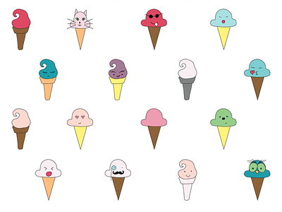 Ice Cream faces