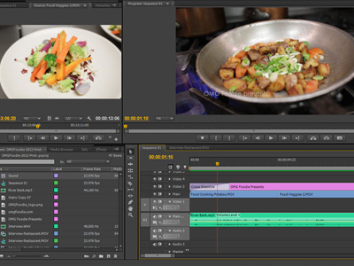 OMG Foodie Video - Print Restaurant adobe premiere food video editting videography