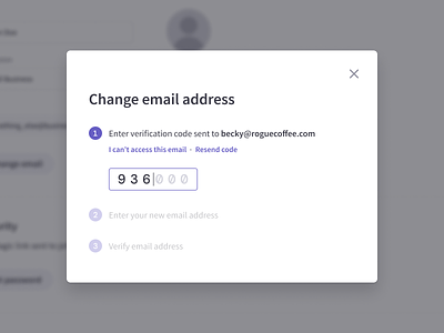 Change Email Modal