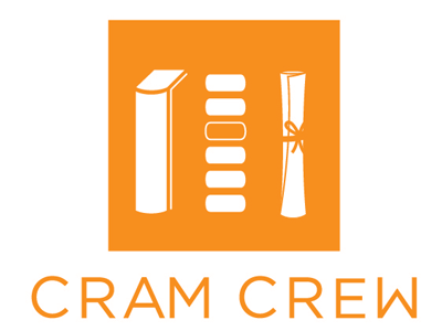 The new Cram Crew logo logo tutoring