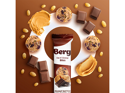 Peanut butter & dark chocolate bites ad